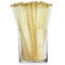 100 Pack Gold Swizzle Sticks for Cocktails, 6.5 Inches Long, Plastic Drink Stirrers for Coffee Bar, Mixed Drinks, Cake Pops